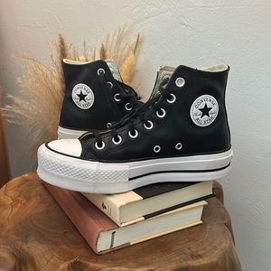 Converse - Platform Leather